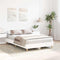 vidaXL - Bedframe - zonder - matras - 120x190 - cm - spaanplaat - wit