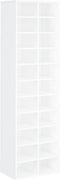 vidaXL - Schoenenkast - 22 vakken - 54x34x183 cm - hoogglans wit