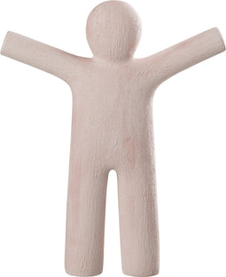 J-Line figuur P'tit Maurice - polyresin - roze - large