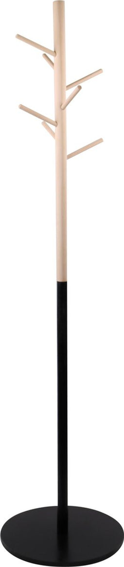 Kapstok Dip Dye Zwart- Hout-40x40x165 cm