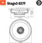 JBL Stage 3 627F - Autospeaker - 6.5” (16,5 cm) - 2-Weg Coaxiaal - Zwart - Krachtig Geluid Zonder Grill