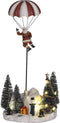 Luville - Parachute Santa battery operated - Kersthuisjes & Kerstdorpen