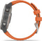 Garmin fēnix 6 - Smartwatch - GPS multi-sport met muziek - Grijs (Oranje)