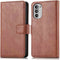 iMoshion Hoesje Geschikt voor Motorola Moto G53 Hoesje Met Pasjeshouder - iMoshion Luxe Bookcase - Bruin