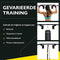 Zoluko Professionele Pull Up Bar - Wandmontage - 150kg Draagkracht - E-book - Wit