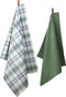 Ten Cate Theedoeken en Keukendoeken Set - Theedoeken en Handdoeken Set - Keukenset Theedoeken en Keukendoek - Keukendoek - Theedoek - 1x Keukendoek 50x50 cm - 1x Theedoek 60x65 cm - Katoen - Lichtgroen