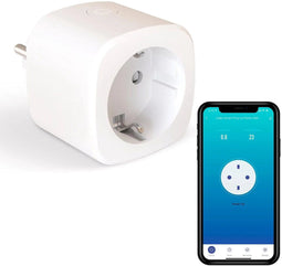 Calex Slimme Stekker - Smart Plug met App Bediening - Energiemeter - Wit