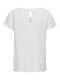 ONLY ONLFIRST ONE LIFE SS TOP - Korte mouwen - Knoopsluiting achter - Cloud Dancer - Maat 36