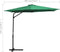 vidaXL - Parasol - met - stalen - paal - 300 - cm - groen