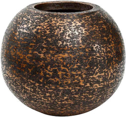 PTMD Moon Bloempot - H32 x Ø38 cm - Aluminium - Koper