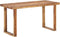 vidaXL - Eettafel - 140x70x76 - cm - massief - sheeshamhout