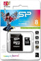 Silicon Power - Micro SDHC 8GB - Class 10 - 40 MB/s leessnelheid