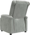 vidaXL Fauteuil verstelbaar fluweel lichtgrijs