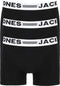Jack & Jones 3P - Heren Boxershorts - Lage taille - Korte pijpen - Zwart/Wit (3-pack)