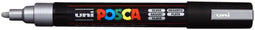 Verfstift Posca PC5M medium zilver | 6 stuks