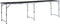 vidaXL - Campingtafel - inklapbaar - 240x60 - cm - aluminium - grijs