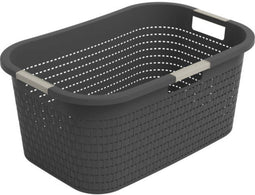Rotho - Wasmand 40L - Country Antraciet