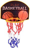 Johntoy Mini Basketbalspel - Basketbalring met bord en zuignappen - Multicolor