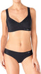 sloggi Zero Feel - Dames Bralette - Gewelfde V-hals - Zwart - Maat S