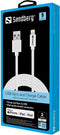 Sandberg 440-94 2m USB-A Lightning Wit iPhone kabel (5 jaar garantie)