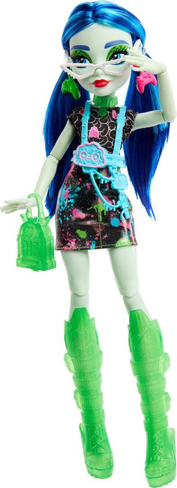 Monster High Skulltimate Secrets - Neon Frights - Ghoulia Yelps - 21 cm - Modepop (1 stuk)