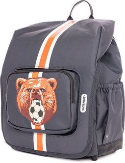 Jack Piers Rugzak/Backpack Berlin Soccer Bear - 36x13x29cm - Grijs