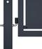 vidaXL - Poort - 400x175 - cm - staal - antraciet