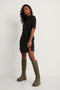 NA-KD Profile Shaft - Dames Laarzen - Kniehoog - Hakhoogte 5 cm - Khaki
