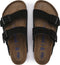 Birkenstock Arizona SFB VL Narrow Slippers - Suède - Smal - Black - Maat 43