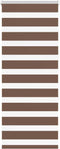 vidaXL - Zebra - rolgordijn - 40x150 - cm - stofbreedte - 35,9 - cm - lichtgrijs