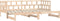 vidaXL - Slaapbank - met - onderschuifbed - 90x200 - cm - massief - grenenhout