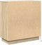 vidaXL - Dressoir - met - LED - in - Sonoma - Eik - - - 71 - x - 34,5 - x - 75 - cm - - - Gemaakt - van - gefabriceerd - hout
