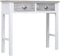vidaXL - Wandtafel - 90x30x77 - cm - hout - grijs
