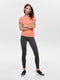 Only Play Clarisa S/S Sportshirt - Vochtregulerend - Oranje - Maat XS