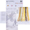 Thea Gouverneur - Borduurpakket met telpatroon - 507A - Voorgesorteerde DMC Garens - Geboortetegel Zonnebloem - Aida - 15 cm x 15 cm - DIY Kit
