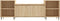 vidaXL - Tv-meubel - 160x35x55 - cm - bewerkt - hout - sonoma - eikenkleurig