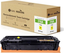 G&G Toner vervangt HP 216A Compatibel Geel 850 bladzijden Reborn remanufactured 21291