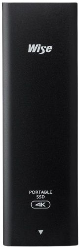Wise PTS 1TB - Draagbare SSD - 550 MB/s lezen 520 MB/s schrijven - Zwart