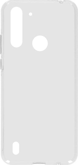 Hoesje Siliconen Geschikt voor Motorola Moto G8 Power Lite - Softcase Backcover smartphone - Transparant