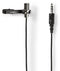 Nedis MICCJ105BK - Lavalier microfoon - Omnidirectioneel met windscherm - Zwart