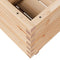 vidaXL - Plantenbak - 50x50x49,5 - cm - massief - grenenhout