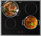 ETNA KI2160ZT - inductiekookplaat - 4 kookzones - 59 cm - zwart