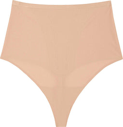 Triumph Shape Smart Highwaist String - Onderbroek - Effen - NEUTRAL BEIGE - Maat XL