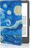 Lunso - Geschikt voor Kobo Clara 2E hoes (6 inch) - sleep cover - Van Gogh Sterrennacht