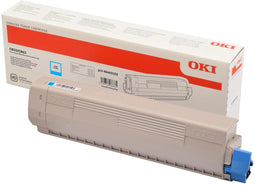 Oki 46443103 - Toner - Origineel - 10000 Pagina's - Cyaan