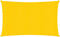 vidaXL - Zonnezeil - 160 - g/m² - rechthoekig - 5x7 - m - HDPE - geel