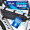 Nextcover bikepacking frametas 38 cm - 100% waterdicht AquaShield - frametas en onderbuis tas