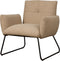 SIDD Dante coffeechair - fabric Teddy MJ8-3 Light brown
