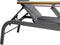 Hawai sunlounger - aluminium teak armleggers - SenS-line