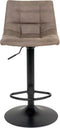 House Nordic Middelfart - Barkruk - Lichtbruin microvezel - Set van 2 (2 stuks)